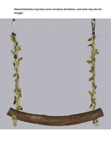 纯天然鹦鹉玩具秋千鸟玩具解闷玩乐虎皮牡丹专用品爬咬笼室内摆件