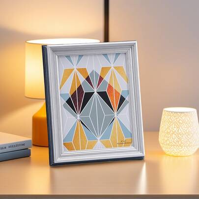 Multi-Functional Storage Photo Frame, Elegant Desk Decor For Office, Space For Dorm Room Trinkets