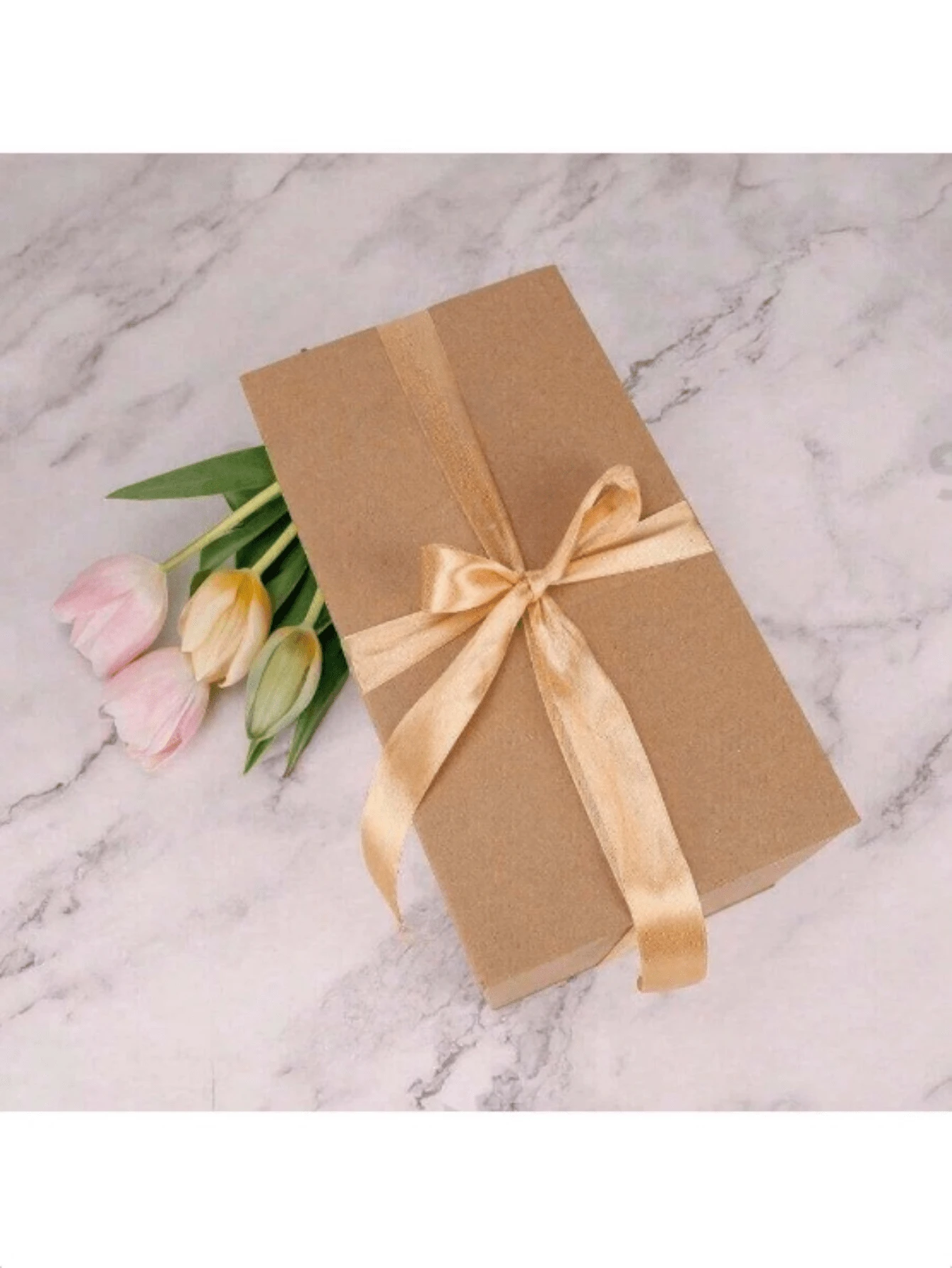 Scatole regalo in carta kraft marrone, scatole di immagazzinaggio rettangolari, adatte per compleanni, vacanze e confezioni regalo. Sono durevoli e molto richieste, con sostenute. - Castano - Visualizzare 1