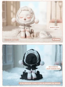 POP MART SKULLPANDA Colección de figuras coleccionables de la serie Temperatura (12 versiones regulares + 1 versión oculta), coleccionables con temática cálida y confortable, adornados con patrones florales, con compañeros animales y escenas cotidianas, exquisita artesanía, expresiones emotivas que cuentan historias conmovedoras. Esta serie de colección con temática de confort es la elección perfecta para fans de Skullpanda, coleccionistas de cajas ciegas y entusiastas del estilo confortable. También es un excelente regalo para amigos y seres queridos durante la Navidad y el Día de San Valentín. - Multicolor - Ver 9