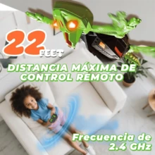 Camaleón a Control Remoto que Trepa Paredes para Niños, Juguete de Lagartija Recargable con Ojos LED, Dual Modo Suelo y Pared, Regalo de Halloween Navidad Cumpleaños para Niños y Niñas 3+ Años - Verde militar - Ver 6