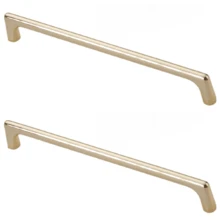 1/2件装锌合金现代简约仿金抽屉/橱柜/衣柜门把手 - 金色 - 查看 27