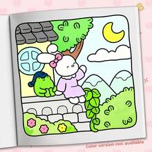 1 pezzo 21x21cm "Piccoli Amici Vol.2" Libro da colorare per adulti, carta spessa e opaca, linee nitide | Adorabili compagni animali e allegre scene all'aperto, per il rilassamento, regalo ideale per gli amanti degli animali, adatto per articoli di cartoleria, forniture scolastiche, ragazze, festa della mamma, stagione dei matrimoni - Bambini (seconda edizione) - Visualizzare 5