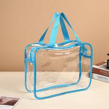 Conjunto de 2 Sacos Transparentes para Armazenamento de Brinquedos, Bolsos Reutilizáveis, Presente Ideal para Recém-Nascidos, Adequados para Jogos de Mesa, Blocos de Montar, Quebra-cabeças, Brinquedos e Organização de Berçário, Sacos Transparentes Perfeitos para o Início do Ano Letivo - Multicolorido - Ver 14