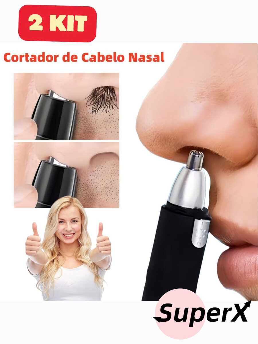 Aparador De Pelos Depilador De Nariz Máquina De Cortar De Tirar Pelos Do Nariz Elétrico Para Homem