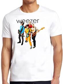 Camiseta masculina de algodón puro con estampado gráfico colorido, diseño moderno y cómodo, ideal para uso casual diario y estilo urbano contemporáneo - Blanco - Ver 1