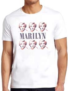 Camiseta hombre 100% algodón suave, estampado gráfico moderno en colores vivos, corte clásico de manga corta, cómoda y transpirable para uso diario casual - Blanco - Ver 6