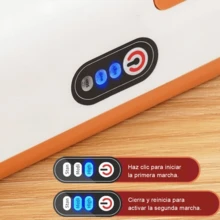 Afilador de cuchillos eléctrico, piedra de afilar de cocina, afilador multifuncional. Recargable por USB, dos velocidades, funcionamiento automático, diseño portátil y mini. Ideal para el mantenimiento diario y un afilado rápido y eficiente de cuchillos de cocina. - Naranja - Ver 6