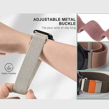 Minimalist Magnetic Nylon Strap 18/20/22mm Compatible With Samsung Galaxy 7/6 Garmin/Hua Wei GT6 - 20mm - View 4