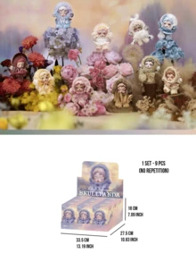 Pop Mart POPMART SKULLPANDA 轻盈编织花园系列盲盒挂件，9 款常规款 + 1 款隐藏款，灵感源自自然花园设计，融合了檀香、花坛和银莲花等元素。隐藏款名为“花园之中”。质地柔软，带有挂环，可用于装饰背包、手提包或钥匙。是 SKULLPANDA 粉丝和盲盒收藏家的完美之选，也是生日和节日的绝佳礼物。 - 彩色 - 查看 12