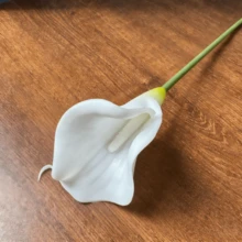 1/4/10 bông hoa loa kèn giả, bó hoa giả, thích hợp cho đám cưới, trang trí sân vườn, phòng khách, phòng ngủ, bàn ăn, trang trí văn phòng, kết cấu sống động như thật, thích hợp cho mùa đông và mùa xuân (màu trắng), có thể dùng để cắm hoa, Lễ Tạ ơn, trang trí mùa đông, hoa giả, Ngày lễ tình nhân, sinh nhật, lễ tốt nghiệp và các dịp khác. - trắng - Xem 8