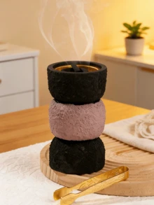 1个可爱简约创意卧室香炉，香炉装饰，香薰扩散器，蚊香架，家居装饰，房间装饰，瑜伽室，露营，花园，露台，经典烛光晚餐道具，装饰品 - 彩色 - 查看 9