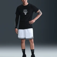 Camiseta de manga corta Nike Dri-Fit transpirable, cómoda, ligera y suave - Negro - Ver 3