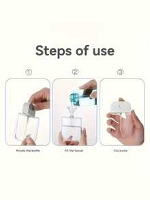 1.58盎司迷你喷雾瓶，细雾喷雾 - 透明，不含PVC，无香精，便携式旅行及化妆喷雾，适用于面部、植物、家居 - 耐用时尚设计，小巧便携，返校必备