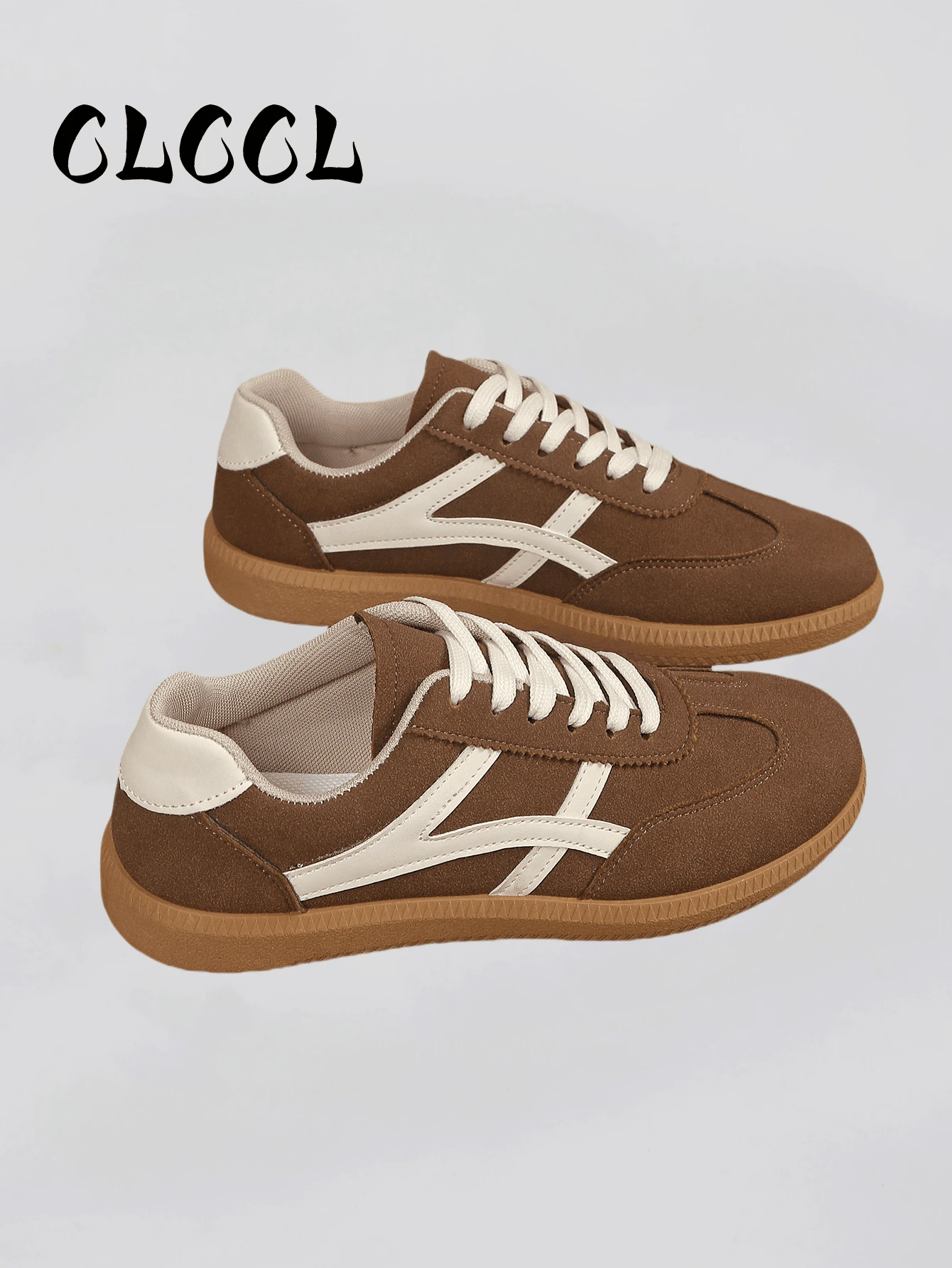 Zapatillas planas casuales para mujer 2026 - Caqui - Ver 1