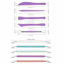 10pcs/Pack Clay Sculpting Tool Set - Easy To Use, Pottery Carving Kit With Comfortable Grip Tools, Suitable For Clay, Soft Clay And Modeling Clay, Ideal For Children And Adults - Multicolor - View 7