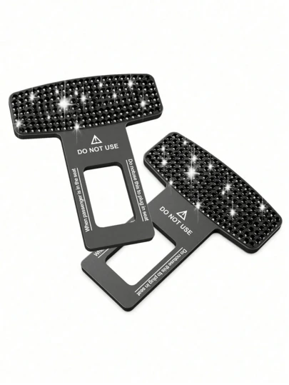Cute & Fashionable Car Seat Belt Buckle Clip, Vehicle Safety Belt Tongue Holder, Dedicated Safety Belt Fixing Accessory