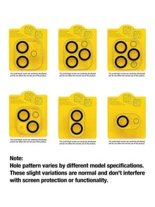 XINHONGYU 2pcs Tempered Glass Screen Protector + 2pcs Camera Lens Protector, Full Coverage High-Definition Transparent Anti-Fingerprint Film, 9H Hardness, Perfectly Fit For IPhone 17 Pro Max/17 Air/16 Pro Max/15 Plus/14 Pro Max/13 Mini/12 Mini/11 Series, Phone Screen Protector