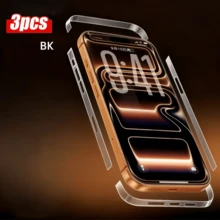 (3-In-1) Compatible With IPhone 17 Pro Max/17/AIR (Matte Back Film + Frame Film + Mirror Flat Film), Anti-Scratch And Anti-Fingerprint, Transparent Naked Phone Feel, Effectively Prevent Daily Scratches, Extend New Device Lifespan.