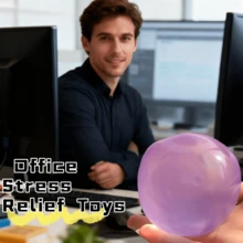 1个可塑形慢回弹椰子油手工挤压球，缓解焦虑玩具，玩具，手部压力缓解玩具，复活节玩具，挤压玩具，减压玩具，焦虑与放松，派对礼物，礼品袋填充物，生日礼物，毛绒挤压玩具 - 彩色 - 查看 5