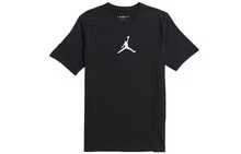 Nike Jordan Air Jordan Jumpman Logo 印花圆领短袖T恤 - 黑色 - 查看 1