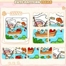 1 pezzo 21x21cm "Piccoli Amici Vol.2" Libro da colorare per adulti, carta spessa e opaca, linee nitide | Adorabili compagni animali e allegre scene all'aperto, per il rilassamento, regalo ideale per gli amanti degli animali, adatto per articoli di cartoleria, forniture scolastiche, ragazze, festa della mamma, stagione dei matrimoni - Bambini (seconda edizione) - Visualizzare 7