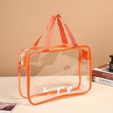 Conjunto de 2 Sacos Transparentes para Armazenamento de Brinquedos, Bolsos Reutilizáveis, Presente Ideal para Recém-Nascidos, Adequados para Jogos de Mesa, Blocos de Montar, Quebra-cabeças, Brinquedos e Organização de Berçário, Sacos Transparentes Perfeitos para o Início do Ano Letivo - Multicolorido - Ver 7