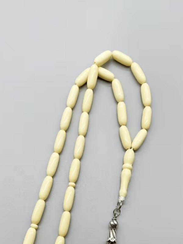 1pc Beaded Rosary Necklace, 33 Beads With Tassel, Classic & Fashionable, Suitable For Men's Daily Wear