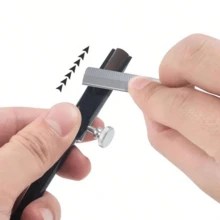 1/2/4pcs Eyebrow Pencil Sharpener Set, Aluminum Alloy Eyebrow Pencil Sharpener, Suitable For Beginners (No Blade), Makeup, Affordable Price, Room Decor, Vanity, Travel, Bedroom, Makeup Accessories - Multicolor - View 11