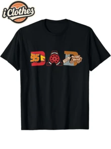 And Pixar's Cars Dad Father's Day Birthday T-Shirt - Đen 1 - Xem 1