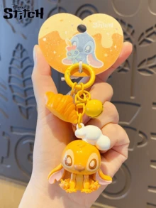 Yellow Baking-Themed Hanging Accessory, Cute Chef-Inspired Design with Croissant Charm and Chef Hat Detail, Bright Yellow Colorway with Playful Expressions, Decorative Bag Charm with Hanging Ring for Backpack, Handbag or Keys, Food-Inspireded Collectible Accessory for Cifts, for Loory for Cifts, Food-Inspired. Birthdays, Holidays, Valentine’s Day & Special Moments - 烘焙史迪仔 - 查看 2