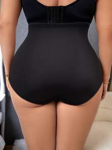 QUASTI 4-Pack Women's High-Waisted Plus Size Briefs Cross Strap Design Comfortable Fit Tummy Control Hip Lift - 彩色 - 查看 4