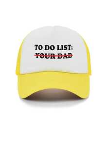 Gorra ajustable vintage, unisex, adecuada para todas las estaciones: primavera, verano, otoño, invierno. Ideal para el Día de San Valentín, bodas, Navidad, vuelta al colegio, Día del Padre. Para deportes al aire libre, viajes, protección solar. Un regalo imprescindible para hombres y mujeres. Gorra de camionero personalizable en negro, rosa, morado, amarillo. Prenda de cabeza casual, gorra de hombre. - Multicolor - Ver 10