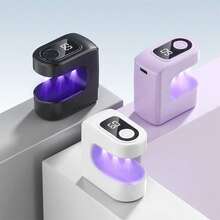 Mini LED Nail Lamp, Nail UV Light, UV Nail Lamp With Timer, Quick Dry Nail Lamp, Portable USB Nail Lamp, Suitable For Travel Nail DIY Art, Valentine's Day Gift - Multicolor - View 3