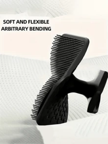 男士硅胶洁面刷，温和去角质按摩垫，硅胶面部去角质刷，深层清洁按摩，手动清洁工具，浴室和淋浴用品，面部清洁刷 - 去除死皮和干燥肌肤，家居浴室装饰，秋季装饰，旅行必备 - 彩色 - 查看 6