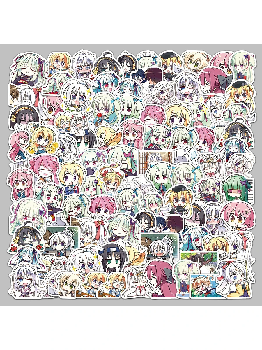 53张动漫少女游戏《千恋卍歌》DIY剪贴簿贴纸 - 彩色 - 查看 1