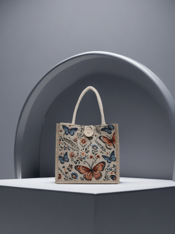 Simple And Stylish Linen Tote Bag, Large Capacity Handbag, Portable And Casual Storage Bag, Multifunctional Shopping Bag, Annual Meeting Gift Bag, Supports DIY Design, Dating, Birthday Bridesmaid Wedding Gift Bag, Student And Teacher Return To School Special Bag, Suitable For Women, Mother's Day Gift