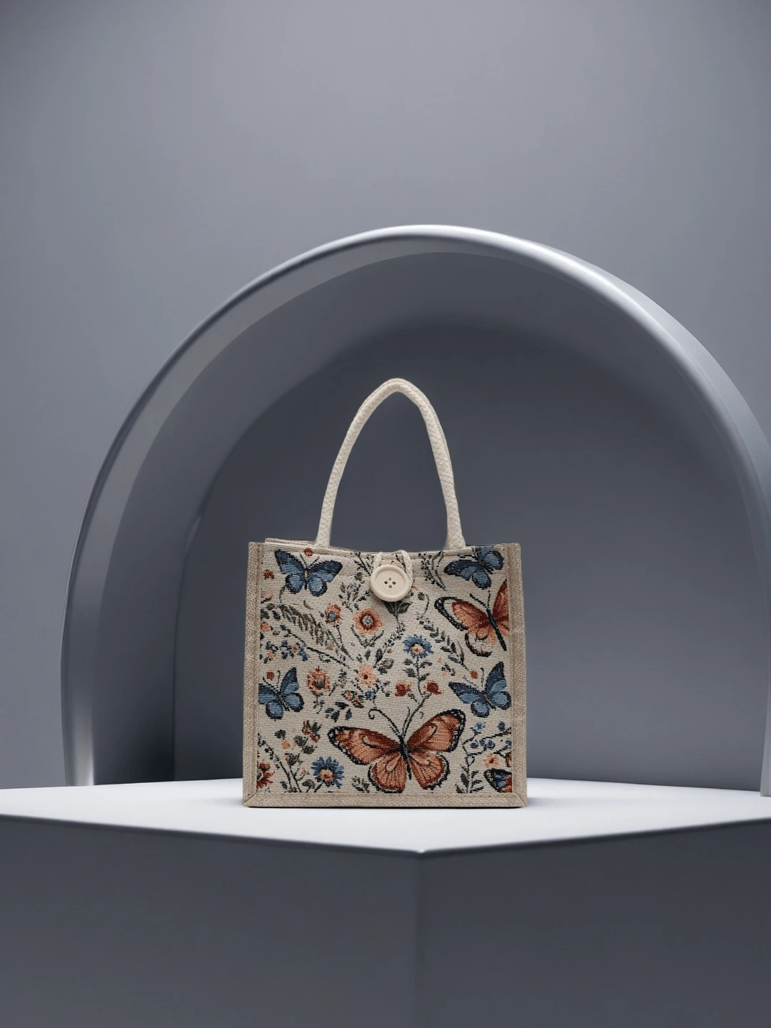 Minimalist Fashion Linen Tote Bag, Large Capacity Handbag, Portable Casual Storage Bag, Multifunctional Shopping Bag, Annual Meeting Gift Bag, Support DIY Design, Date, Birthday, Bridesmaid Wedding Gift Bag, Student Teacher Back To School Special Bag, Suitable For Women, Mother's Day Gift - Multicolor - View 1