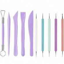 10pcs/Pack Clay Sculpting Tool Set - Easy To Use, Pottery Carving Kit With Comfortable Grip Tools, Suitable For Clay, Soft Clay And Modeling Clay, Ideal For Children And Adults - Multicolor - View 15