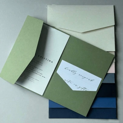 20 Three Fold Pocket Style Wedding Invitation Envelopes, Simple Invitation Envelopes For Engagement, 15th Birthday, Baptism, Etc., 5 * 7-Inch Invitation Letters, DIY Invitation Letters, Customizable Colors, Suitable For Graduation, Birthday Decoration, Party Decoration, Bachelor Party, Summer Beach, Back To School Season, Study Supplies, Room Decoration And Other Occasions.