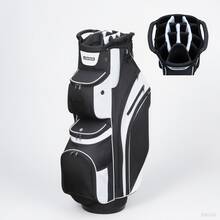 LIVSINGOLF Classic 14-Compartment Golf Bag, Equipped With Double Handles And Full-Length Dividers, Suitable For Both Men And Women. - 黑與白 - 查看 9