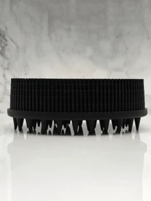 1 Stück Silikon Körperbürste und Kopfhautmassagegerät - Doppelseitige Peeling-Bürste, weiche Borsten, rosa und schwarz, ergonomischer Griff, für die Dusche, unisex, geeignet für alle Hauttypen, kann als Kopfhautmassagebürste verwendet werden, unverzichtbar für das Baden, strukturierte Oberfläche, hygienisches Material, Pflegeessenzial - Verschiedenfarbig - Übersicht 9