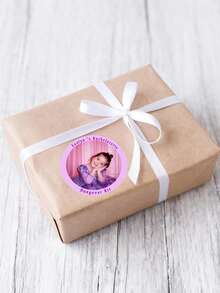 Customized Birthday Photo Stickers, Customized Party Labels, Gift Bag Stickers - Round Birthday Labels - Photo Birthday Stickers - Candy Stickers - Envelope Seals | 21st Birthday Stickers | 21st Birthday Party | Birthday Party Decorations | Birthday Party Favors - Party Stickers! - View 4