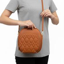 Bolsa Hombro Cruzada Bandolera Mujer Casual Juvenil, Mini Bolso para Celular Moderno Varios Compartimientos, Bolso Cruzado - Negro - Ver 9