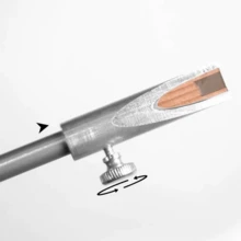 1/2/4pcs Eyebrow Pencil Sharpener Set, Aluminum Alloy Eyebrow Pencil Sharpener, Suitable For Beginners (No Blade), Makeup, Affordable Price, Room Decor, Vanity, Travel, Bedroom, Makeup Accessories - Multicolor - View 9