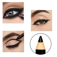 Sarah' Beauty Kajal Pencil Eyeliner, Waterproof, Black, Pigmented, Long-Lasting, Soft, Professional, Portable - 雙色棕/黑鉛筆 - 查看 4