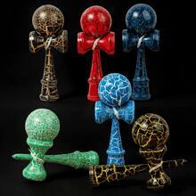 Wooden Kendama Toy, Wooden Sword Ball Toy, Advanced Trick Juggling Anti-Slip Handle, Youth Outdoor Competition Training Toy, Solid Wood Material, Pro Kendama Juggling Toy/Outdoor Skill Game, Birthday Gift - Holiday Gift - Gift - Perfect Gift - Multicolor - View 1