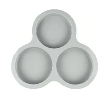 1/2pcs Reusable Non-Stick Silicone Baking Mold - Microwave & Oven , Flexible Triangle Design For Egg Tarts, Burgers, Pancakes, Easy Clean Multifunctional Kitchen Tool, Unique Baking Mold