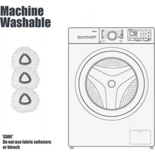 Triangle Cleaning Mop Replacement Head For O-Cedar EasyWring Microfibers Spin Mop Refill, 3 Pack ,White - 白色 - 查看 3