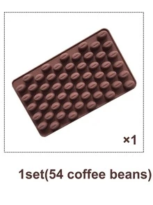 Moldes de silicona con forma de granos de café y caramelos de chocolate en miniatura para decorar velas. Hacen excelentes regalos de Navidad para mujeres, regalos del Día de San Valentín, rellenos de calcetines, regalos personalizados y regalos de Navidad. - Molde de silicona - Ver 10